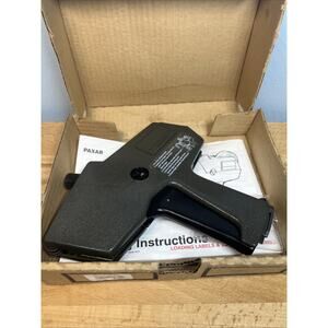 Paxar Monarch 1110 Black One Line Pricing Price Tag Gun Made In USA Label Manual